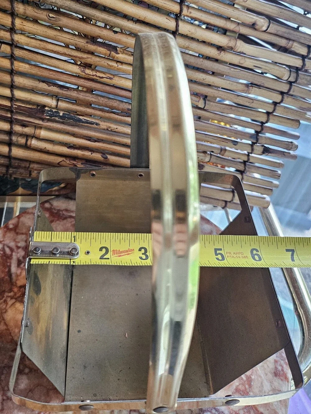 Vintage Brass Berry Basket
